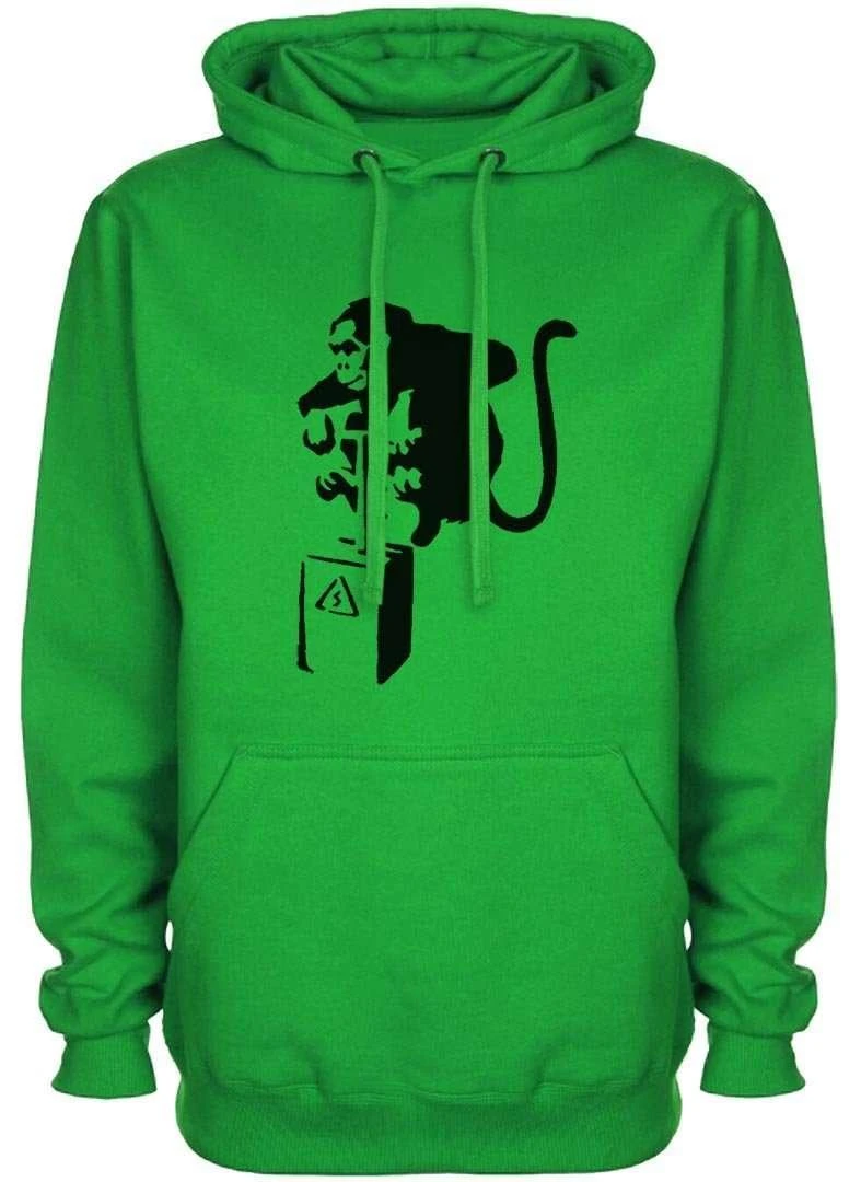 Banksy Detonator Monkey Hoodie 2 Banksy Detonator Monkey Hoodie - Image 2