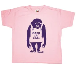 Banksy Keep It Real Childrens T-Shirt