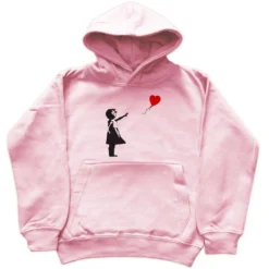 Banksy Kids Girl With Balloon Hoodie