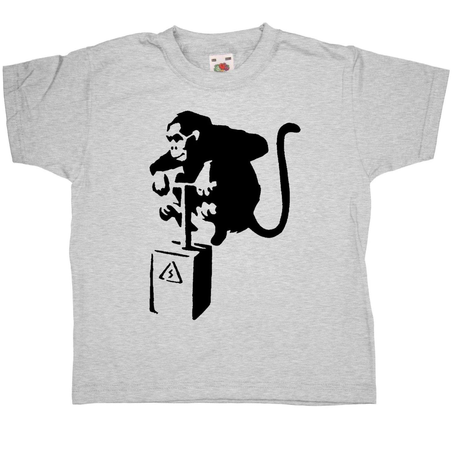 Banksy Monkey Detonator Childrens T-Shirt 6 Banksy Monkey Detonator Childrens T-Shirt - Image 6