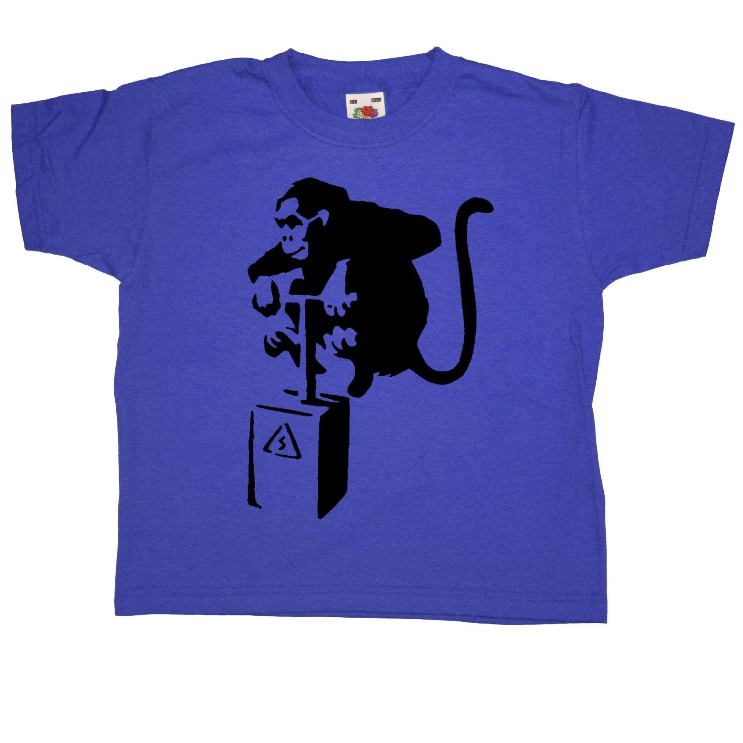 Banksy Monkey Detonator Childrens T-Shirt 4 Banksy Monkey Detonator Childrens T-Shirt - Image 4