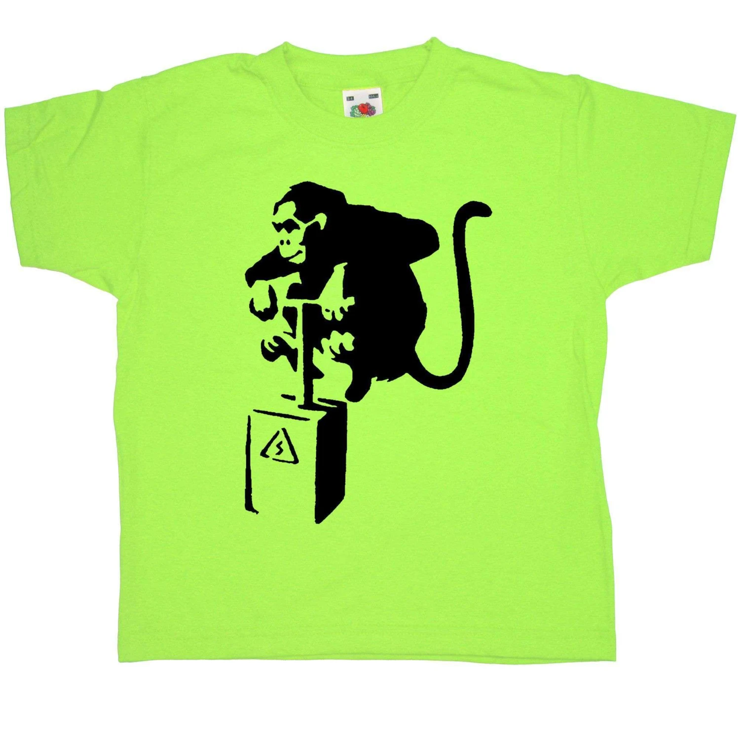 Banksy Monkey Detonator Childrens T-Shirt 7 Banksy Monkey Detonator Childrens T-Shirt - Image 7