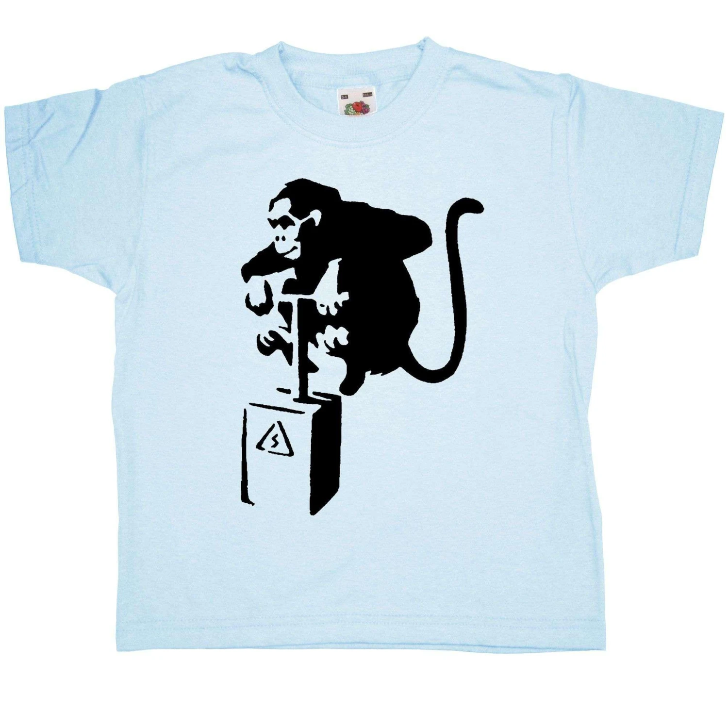 Banksy Monkey Detonator Childrens T-Shirt 3 Banksy Monkey Detonator Childrens T-Shirt - Image 3