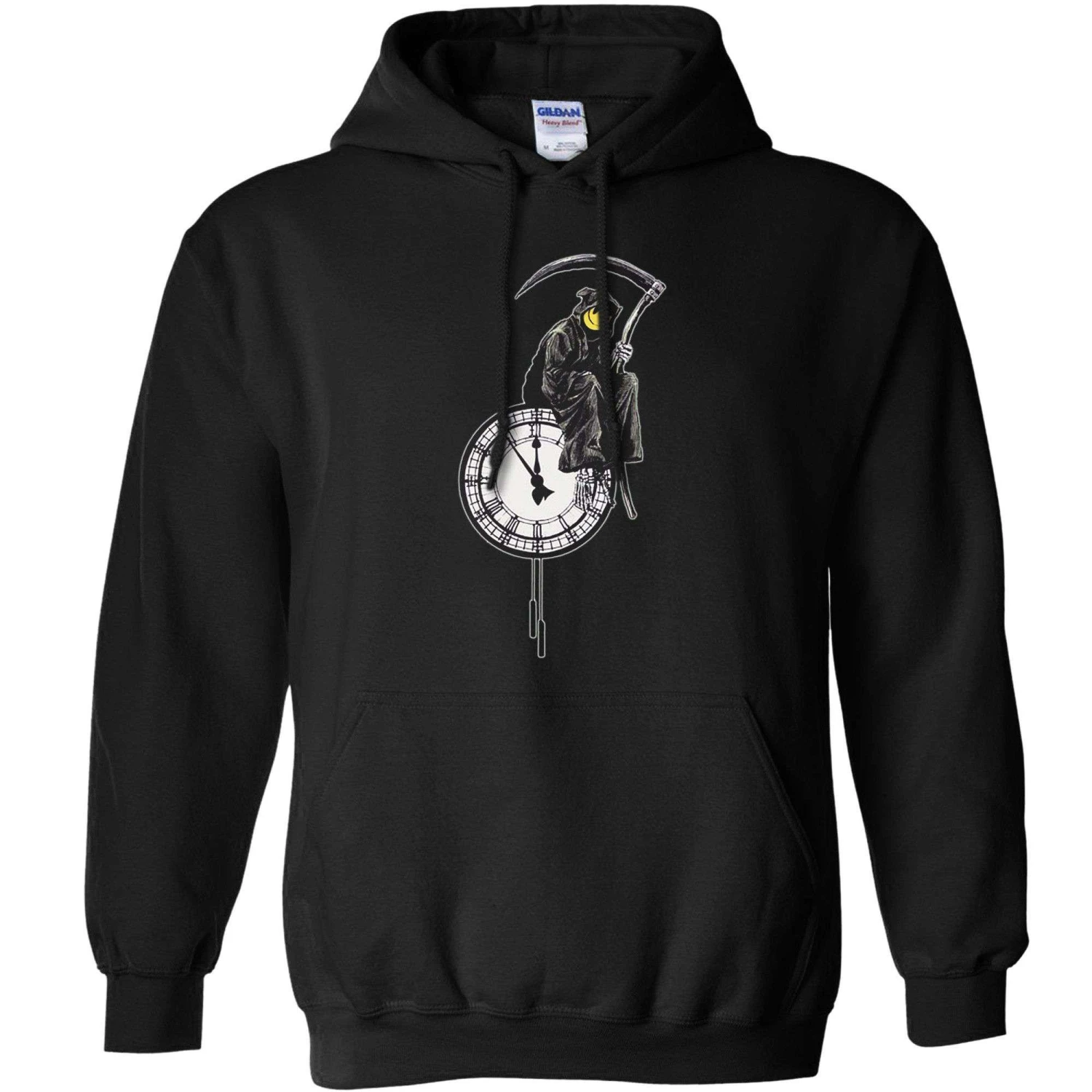 Banksy Reaper Clock Hoodie 1 Banksy Reaper Clock Hoodie