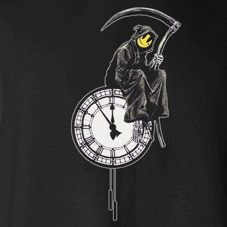 Banksy Reaper Clock Hoodie 2 Banksy Reaper Clock Hoodie - Image 2