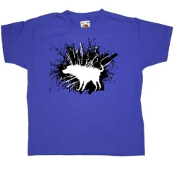 Banksy Shaking Dog Kids T-Shirt -Maria Kids Central Banksy Shaking Dog Kids Graphic T Shirt 8Ball 5518