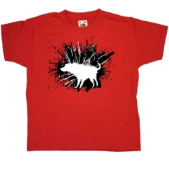 Banksy Shaking Dog Kids T-Shirt -Maria Kids Central Banksy Shaking Dog Kids Graphic T Shirt 8Ball 5838