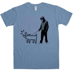 Banksy Walking The Dog T-Shirt