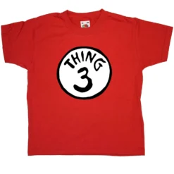 Cat In The Hat Thing 3 Kids T-Shirt