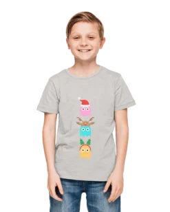 Christmas Ghost Munching Kids T-Shirt 17 Christmas Ghost Munching Kids T-Shirt -Maria Kids Central Christmas Ghost Munching Kids Graphic T Shirt 8Ball 2970