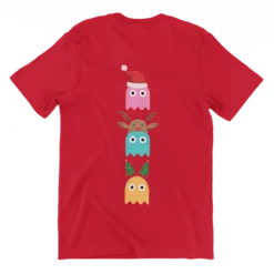 Christmas Ghost Munching Kids T-Shirt 20 Christmas Ghost Munching Kids T-Shirt -Maria Kids Central Christmas Ghost Munching Kids Graphic T Shirt 8Ball 3319