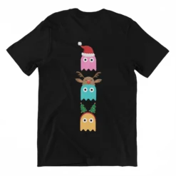 Christmas Ghost Munching Kids T-Shirt 23 Christmas Ghost Munching Kids T-Shirt -Maria Kids Central Christmas Ghost Munching Kids Graphic T Shirt 8Ball 3986