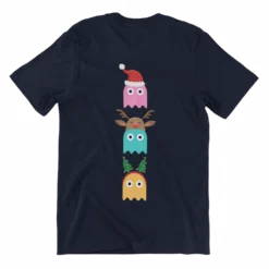 Christmas Ghost Munching Kids T-Shirt 18 Christmas Ghost Munching Kids T-Shirt -Maria Kids Central Christmas Ghost Munching Kids Graphic T Shirt 8Ball 4719