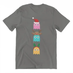 Christmas Ghost Munching Kids T-Shirt 19 Christmas Ghost Munching Kids T-Shirt -Maria Kids Central Christmas Ghost Munching Kids Graphic T Shirt 8Ball 4866
