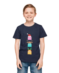 Christmas Ghost Munching Kids T-Shirt 14 Christmas Ghost Munching Kids T-Shirt -Maria Kids Central Christmas Ghost Munching Kids Graphic T Shirt 8Ball 6437