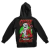 Coffee Before Christmas Back Printed Christmas Hoodie