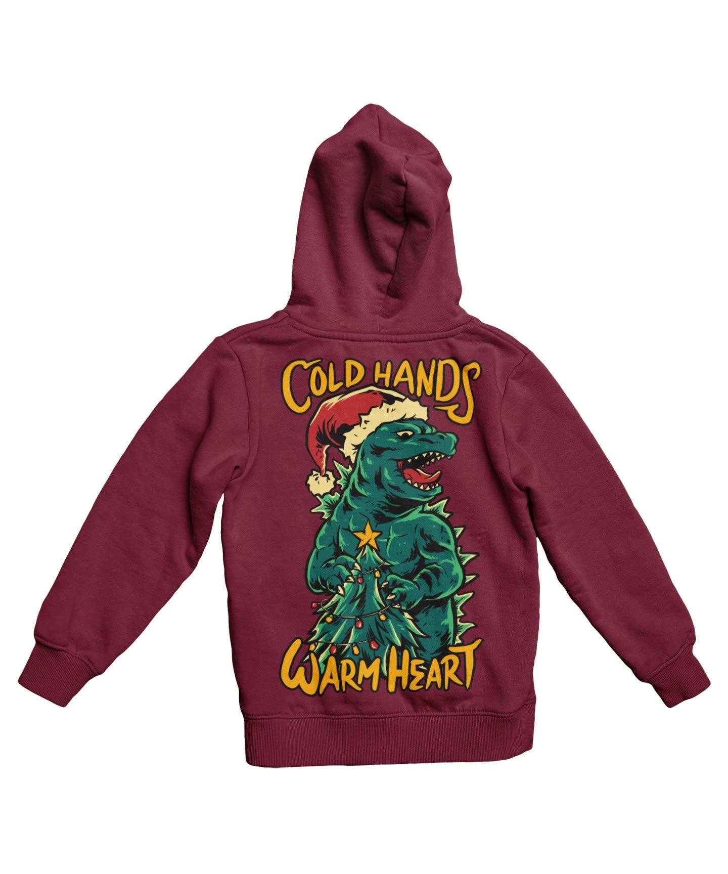Cold Hands Warm Heart Back Printed Christmas Hoodie 3 Cold Hands Warm Heart Back Printed Christmas Hoodie - Image 3