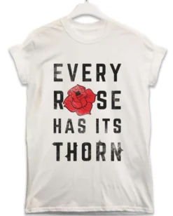 Every Rose Has Its Thorn Lyric Quote T-Shirt -Maria Kids Central Every Rose Has Its Thorn Lyric Quote Mens Graphic T Shirt 8Ball 9436