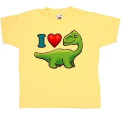 I Heart Dinosaurs Kids T-Shirt