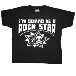 I'm Gonna Be A Rock Star Childrens T-Shirt