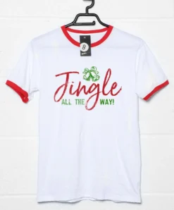 Jingle All The Way Christmas Slogan T-Shirt -Maria Kids Central Jingle All the Way Christmas Slogan Unisex T Shirt 8Ball 1467