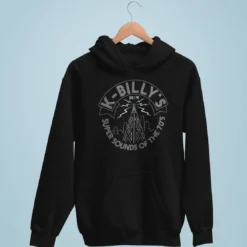 K Billy's Radio Mast Logo Back Printed Hoodie