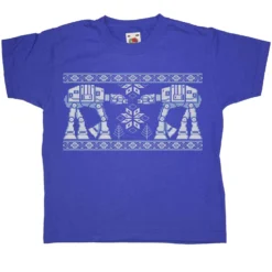 Knitted Jumper Style Snow Walkers Kids T-Shirt