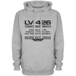 LV-426 Terraformers Wanted Hoodie -Maria Kids Central LV 426 Terraformers Wanted Graphic Hoodie 8Ball 6927