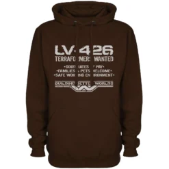 LV-426 Terraformers Wanted Hoodie -Maria Kids Central LV 426 Terraformers Wanted Graphic Hoodie 8Ball 7727