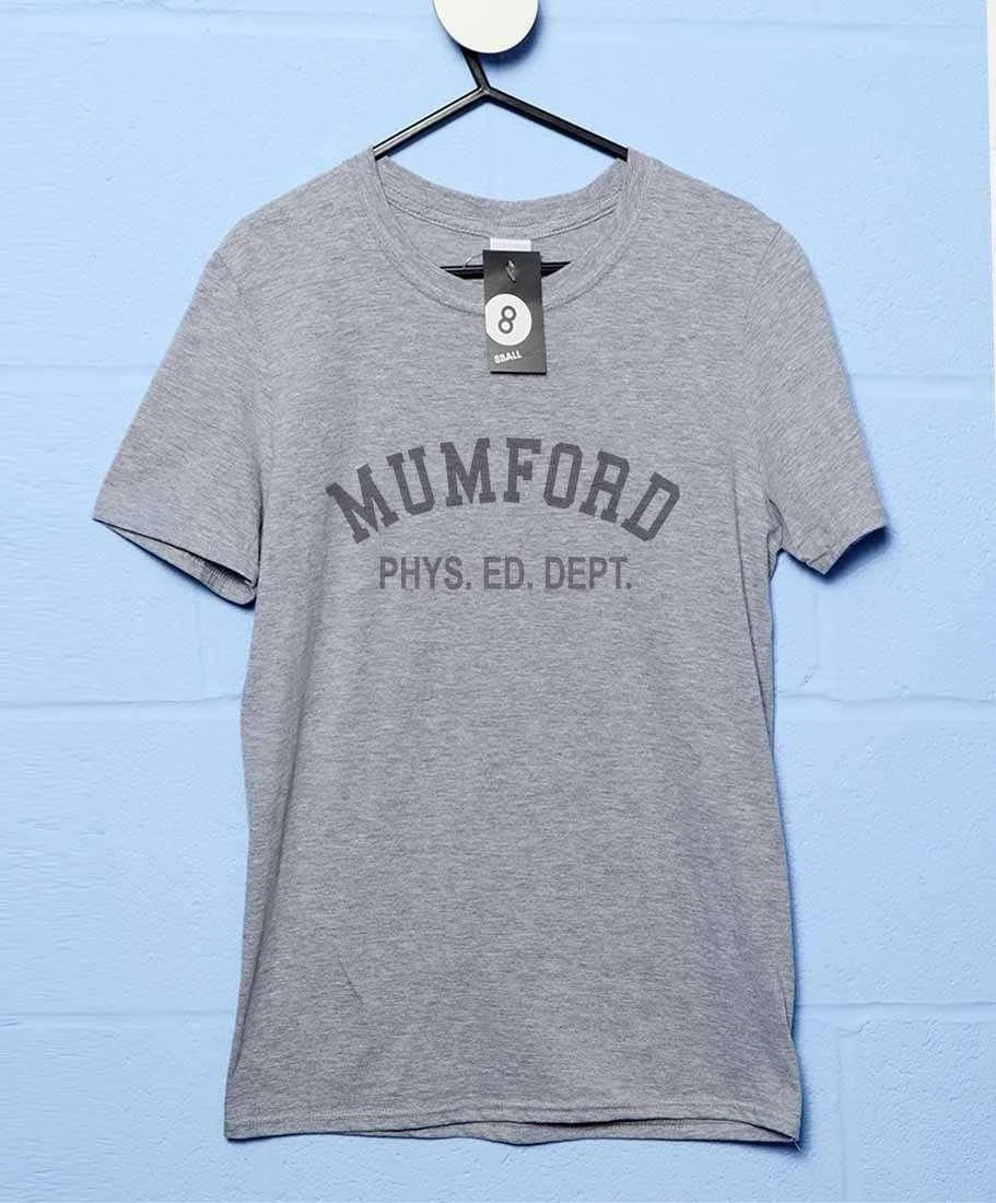 Mumford Phys Ed T-Shirt As Worn By Axel Foley 1 Mumford Phys Ed T-Shirt As Worn By Axel Foley