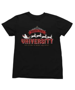 North Pole University Christmas T-Shirt