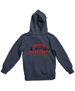 North Pole University Colour Back Printed Christmas Hoodie -Maria Kids Central North Pole University Colour Back Printed Christmas Graphic Hoodie 8Ball 1924