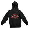 North Pole University Colour Back Printed Christmas Hoodie