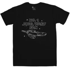 Number 1 Star Wars Fan Parody T-Shirt