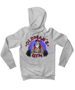 Old Mans Gym Back Printed Christmas Hoodie 7 Old Mans Gym Back Printed Christmas Hoodie -Maria Kids Central Old Mans Gym Back Printed Christmas Graphic Hoodie 8Ball 4918