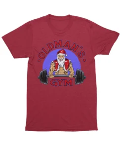 Old Mans Gym Unisex Christmas T-Shirt -Maria Kids Central Old Mans Gym Unisex Christmas T Shirt For Men 8Ball 3108
