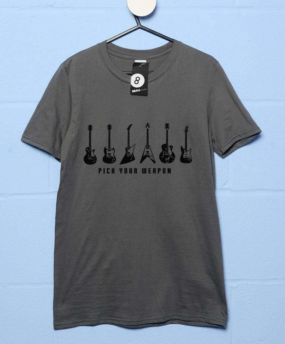 Pick Your Weapon Guitar T-Shirt 2 Pick Your Weapon Guitar T-Shirt - Image 2