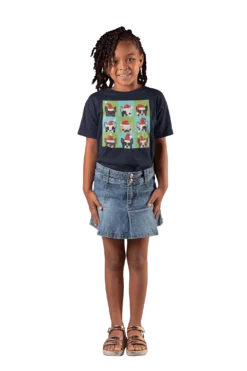 Santa Hat Pugs Christmas Kids T-Shirt -Maria Kids Central Santa Hat Pugs Christmas Kids T Shirt 8Ball 1830