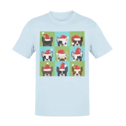 Santa Hat Pugs Christmas Kids T-Shirt -Maria Kids Central Santa Hat Pugs Christmas Kids T Shirt 8Ball 500