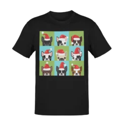 Santa Hat Pugs Christmas Kids T-Shirt -Maria Kids Central Santa Hat Pugs Christmas Kids T Shirt 8Ball 682