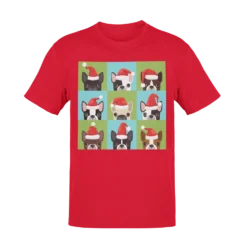 Santa Hat Pugs Christmas Kids T-Shirt -Maria Kids Central Santa Hat Pugs Christmas Kids T Shirt 8Ball 9465