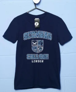 Scumbag Crest Collegiate Style T-Shirt -Maria Kids Central Scumbag Crest Collegiate Style T Shirt For Men 8Ball 6148