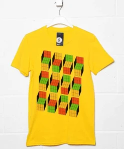 Sheldon's Optical Illusion Cubes T-Shirt As Worn By Sheldon