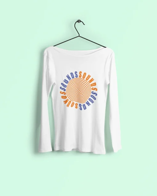 Sounds Long Sleeve T-Shirt As Worn By Kurt Cobain -Maria Kids Central Sounds Long Sleeve Top 8Ball 8797