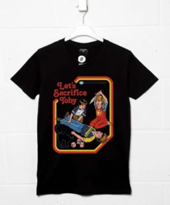 Steven Rhodes Let's Sacrifice Toby T-Shirt -Maria Kids Central Steven Rhodes Let s Sacrifice Toby Mens Graphic T Shirt 8Ball 4774