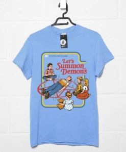 Steven Rhodes Let's Summon Demons T-Shirt -Maria Kids Central Steven Rhodes Let s Summon Demons Graphic T Shirt For Men 8Ball 6978
