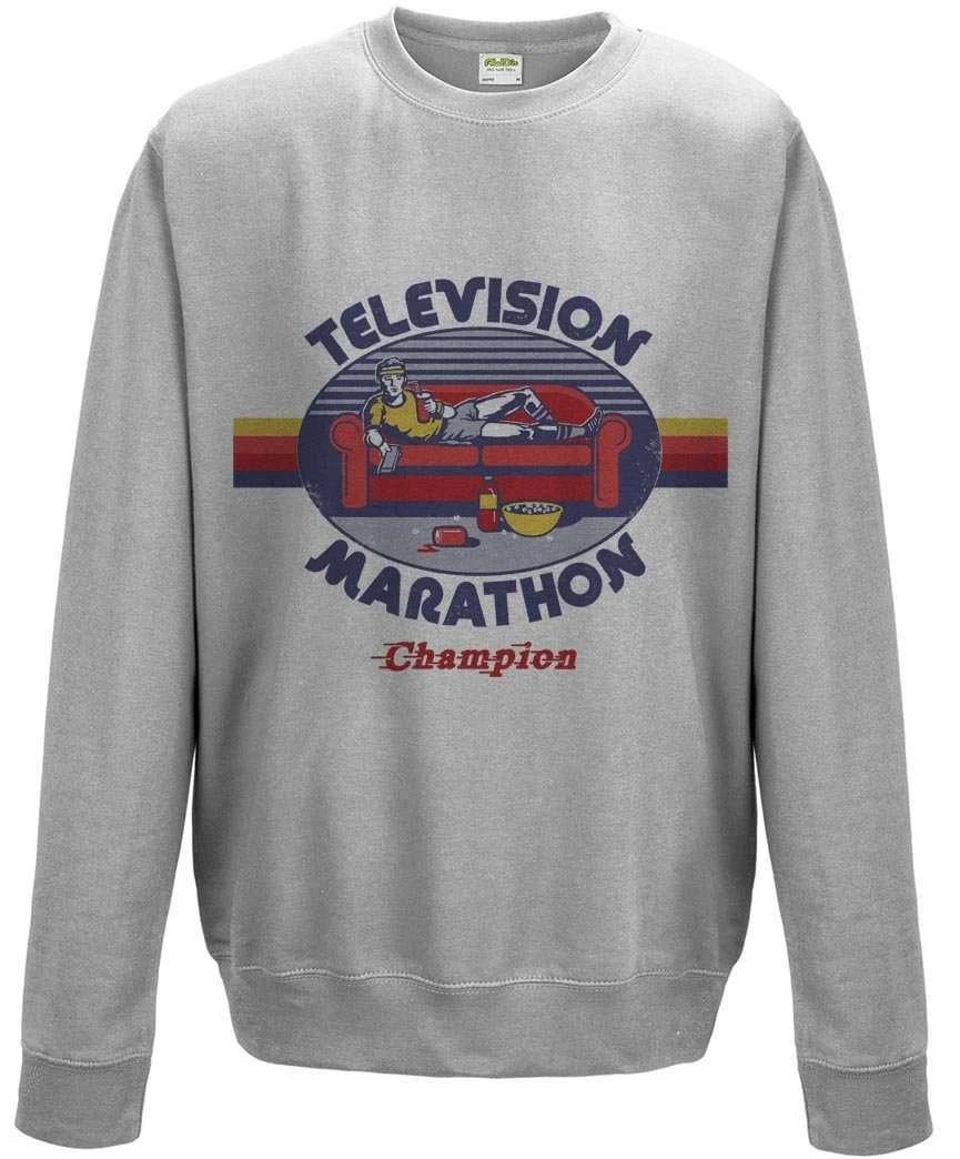 Steven Rhodes Television Marathon Champion Sweatshirt 1 Steven Rhodes Television Marathon Champion Sweatshirt