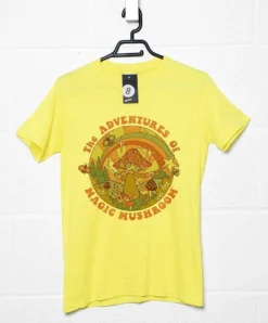 Steven Rhodes The Adventures Of Magic Mushroom T-Shirt -Maria Kids Central Steven Rhodes The Adventures of Magic Mushroom Mens T Shirt 8Ball 7707