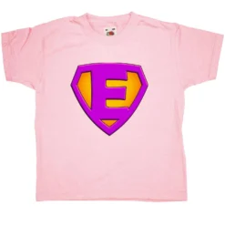 Super Hero E Childrens T-Shirt