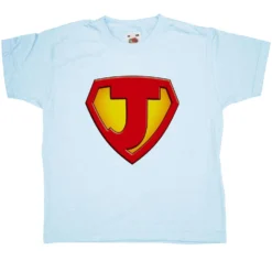 Super Hero J Childrens T-Shirt